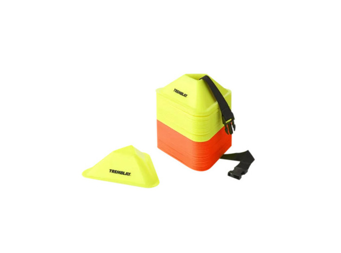 Coupelles triangulaires 100 en plas