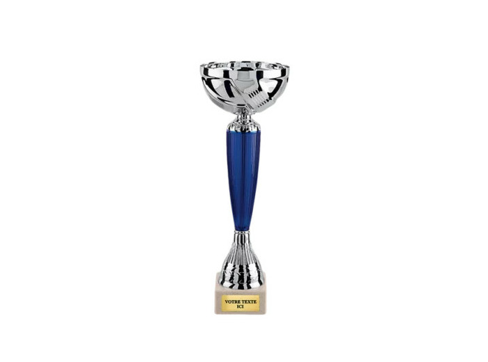 Coupe eco arg/bleu h 28cm d 100mm