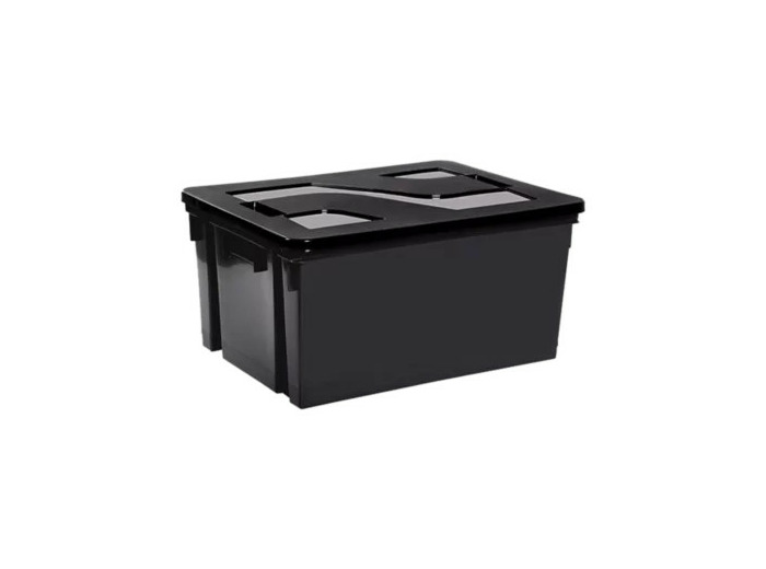 Bac de rangement 50 l avec couvercle