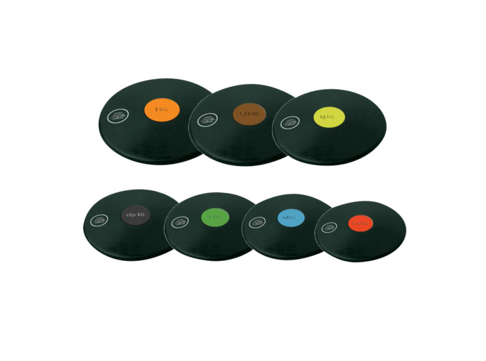 Disque à lancer caoutchouc 1,5 kg
