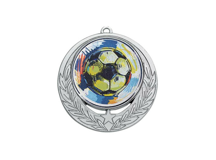 Medaille zamak diam70mm argent