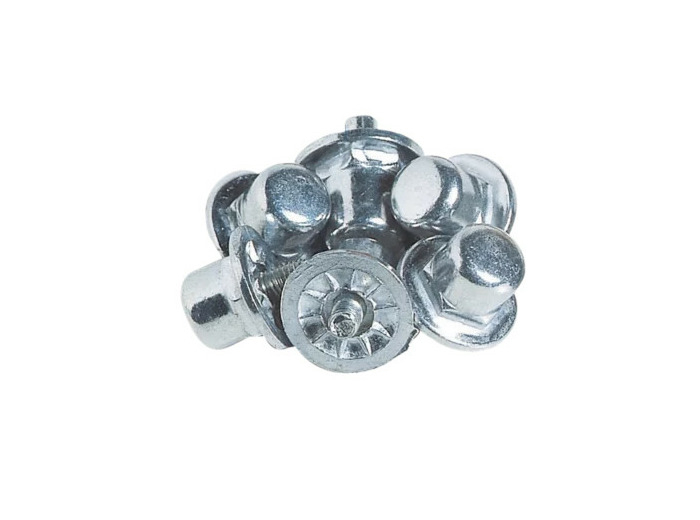 Crampons 16 mm coniques aluminium -