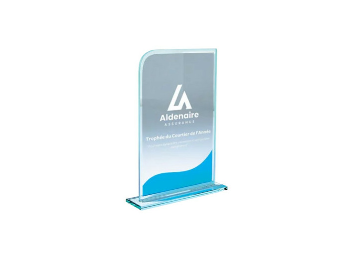 Trophee verre economique transparen