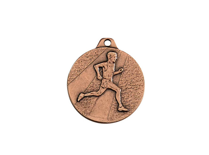 Medaille frappee fer brz running d 32 mm