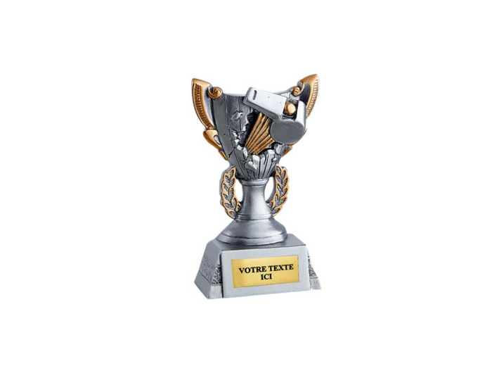 Trophee resine discip arbitre h 11cm