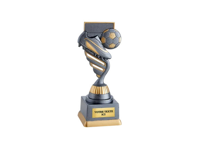 Trophee plastique football h 18 cm