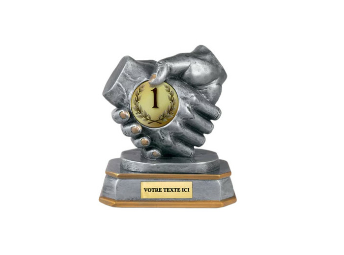 Trophee resine fair play h. 17 cm