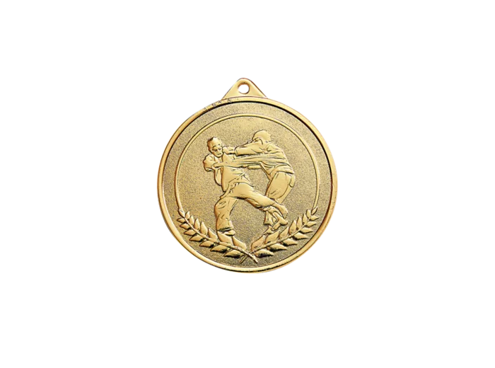 Medaille frappee or judo 50mm