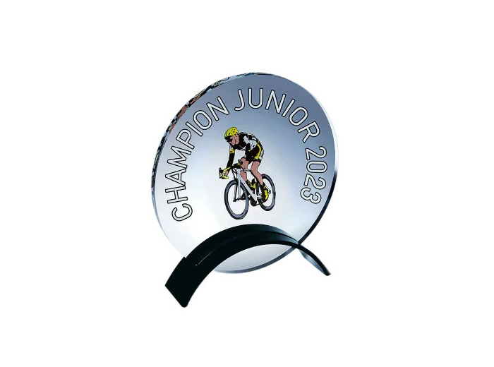 Trophee plexi epaiss 10mm h. 20 cm