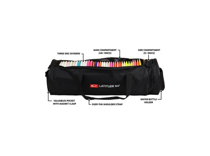 Sac tubulaire pour 55 frisbees