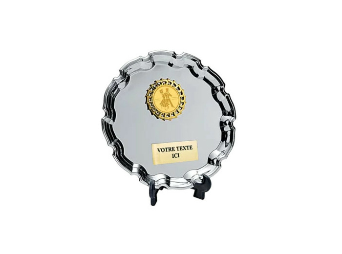 Assiette metal 25cm