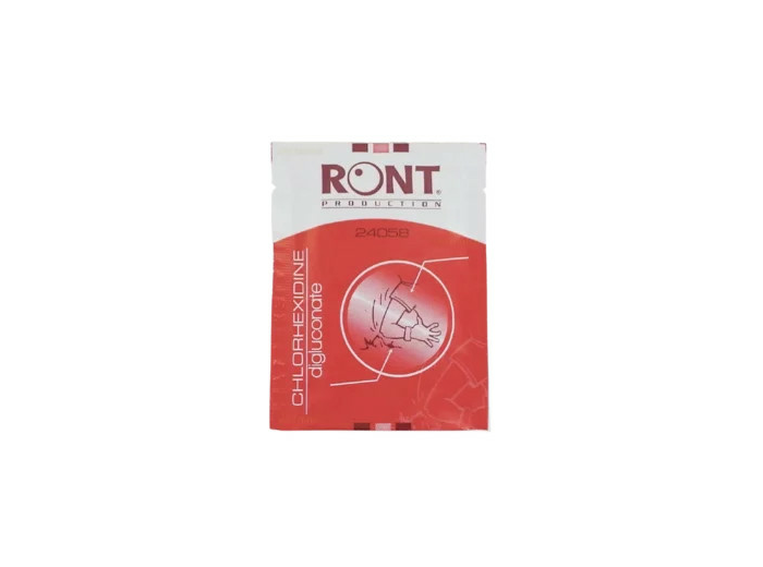 Lot de 10 serviettes chlorhexidine