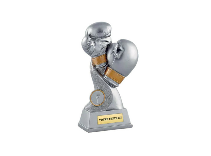 Trophee resine boxe h. 20 cm
