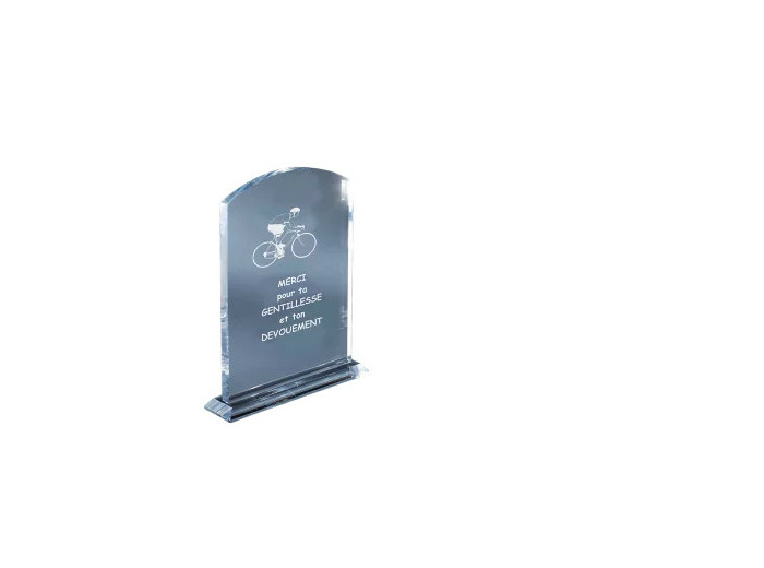 Trophee plexi epaiss 10mm h. 20 cm