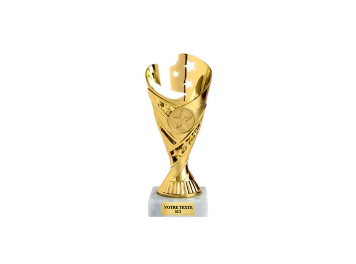 Coupe economique or hauteur 17,5 cm