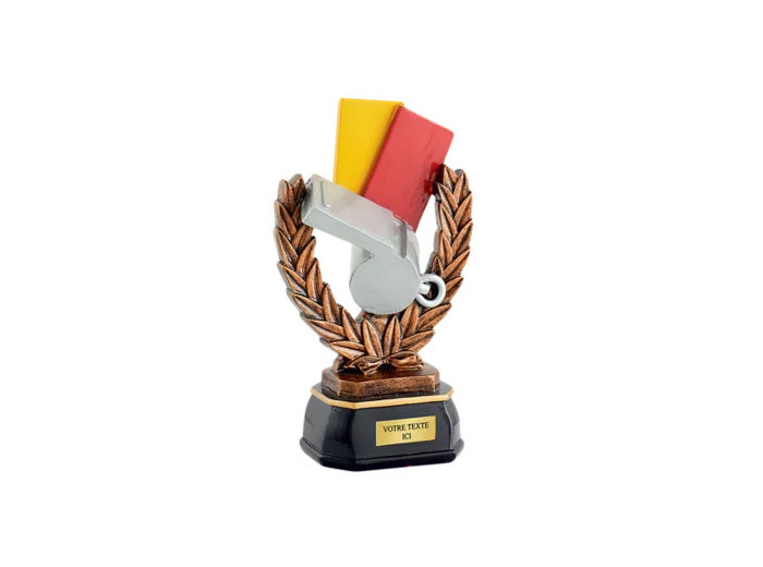 Trophee resine arbitre h. 15 cm