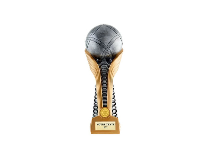 Trophee resine petanque h.33 cm
