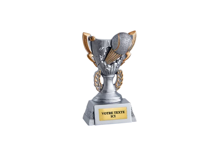 Trophee resine discip tennis h 11cm