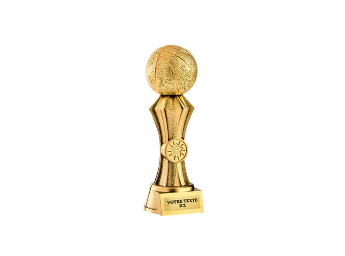 Trophee resine discipline or basket