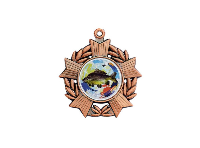 Med porte-centre zamak bronze 50mm