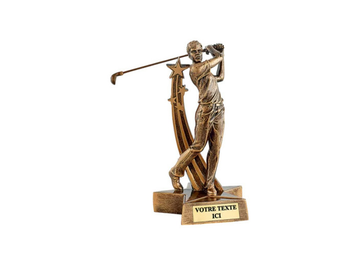 Resine golf homme h.21 cm