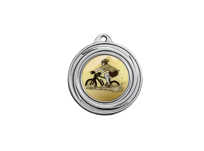 Medaille porte-centre fer argent d 40mm