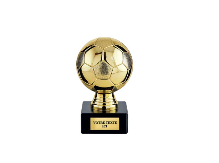 Trophee plastique football h 13 cm