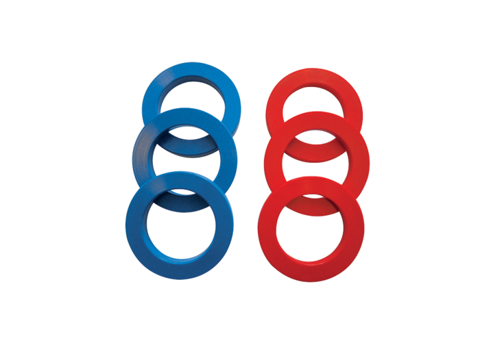 Lot de 3 anneaux de lancer 600g