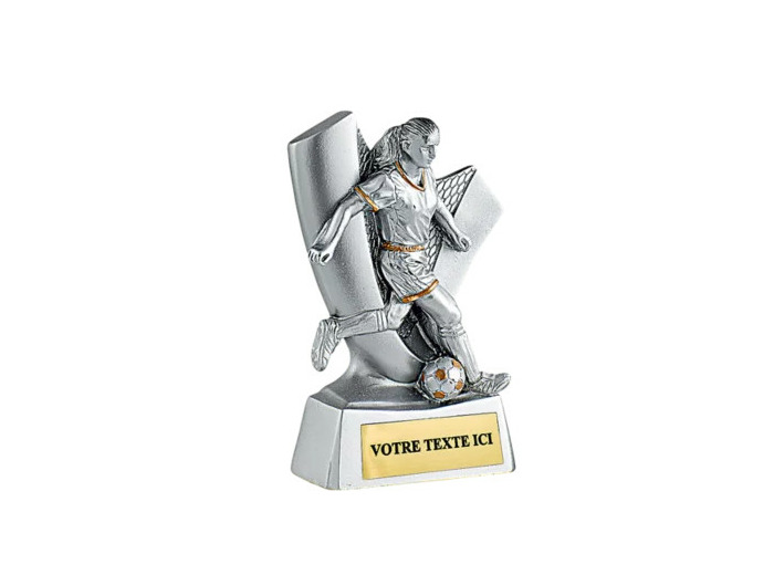 Trophee resine eco foot feminin h.10cm