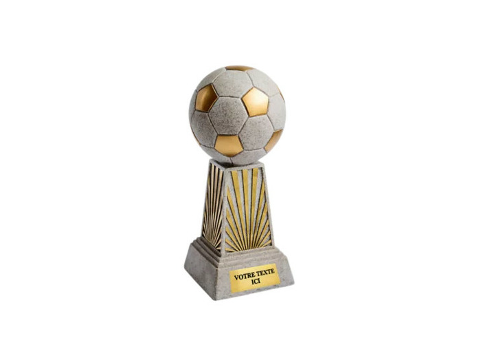 Trophee resine discipline or/blanc