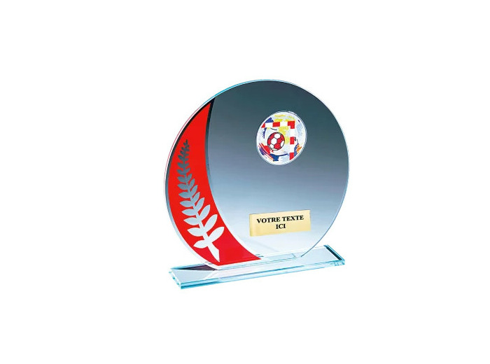 Trophee verre h. 18cm