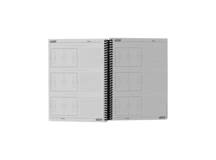 Carnet coach football a spirales a4