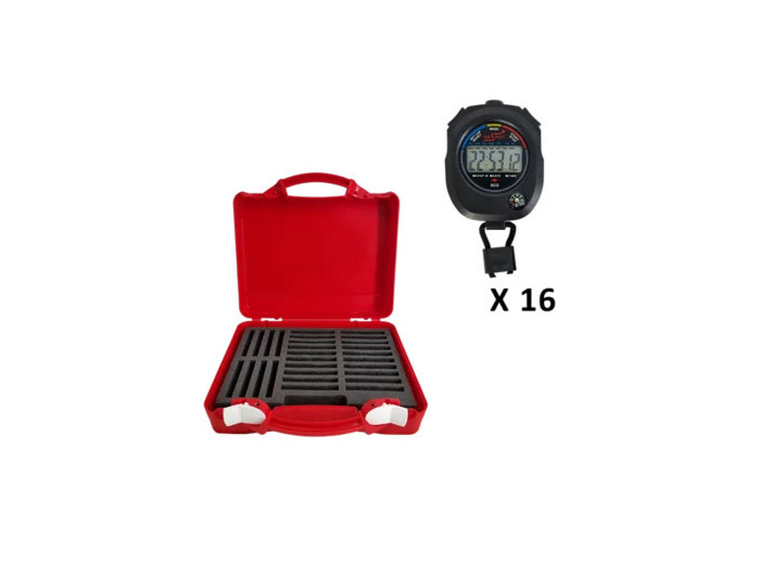 Coffret 16 chronometres sco