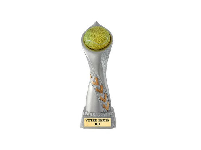 Trophee resine balle de tennis h.30 cm