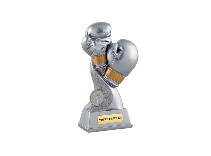 Trophee resine boxe h. 20 cm