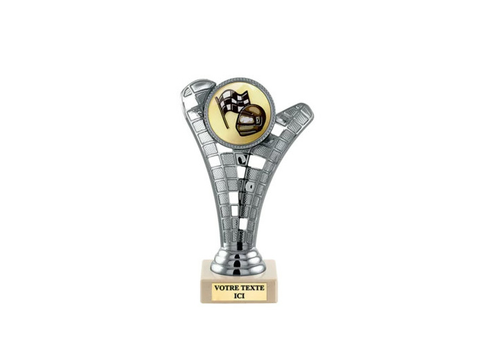Trophee plastique argt h.17cm