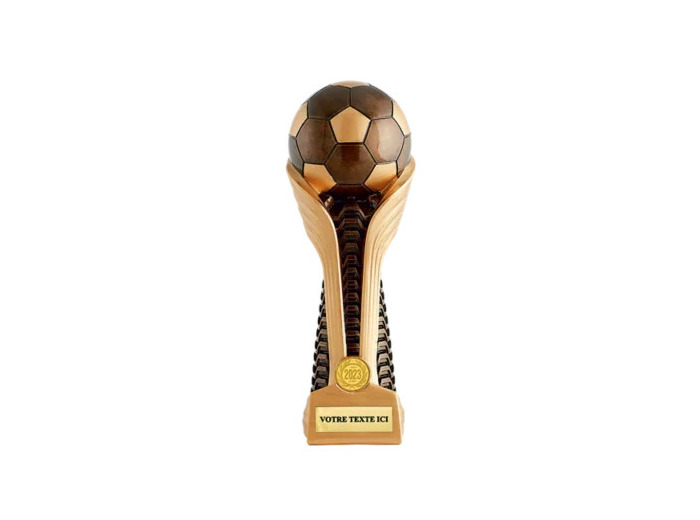 Trophee resine foot h.33cm
