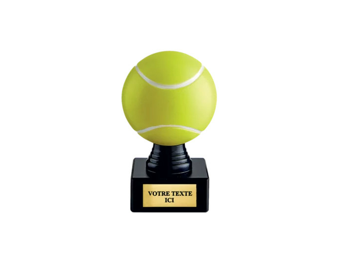 Trophee plastique tennis h 13 cm