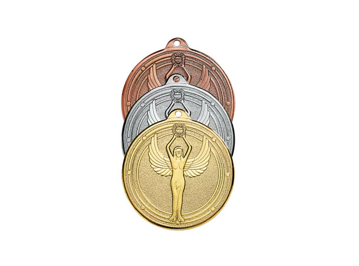 Medaille frappee fer victoire 50mm
