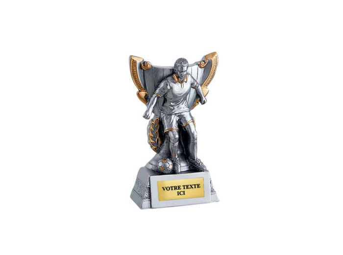 Trophee resine discip football h 11cm