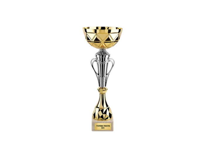 Coupe class or/arg h 37 cm d 140 mm