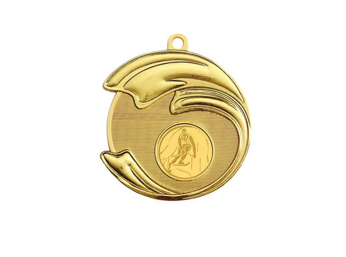 Medaille zamak diam70mm or