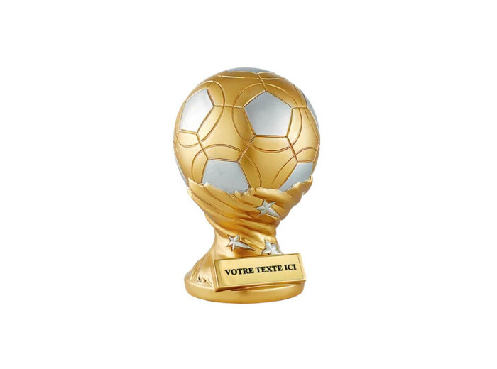 Trophee resine trophee foot h.23 cm
