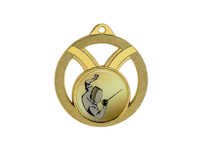 Medaille zamak 45mm or