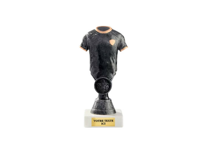 Petit trophee plastique argent foot
