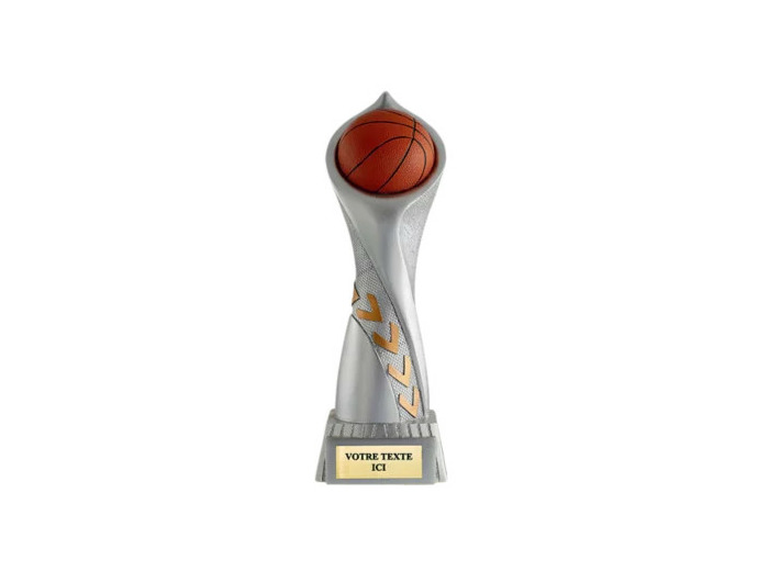 Trophee resine trophee basket h.36cm