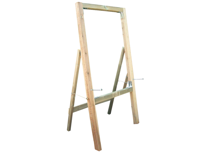 Chevalet bois pour cible