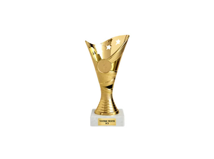 Coupe economique or hauteur 18 cm