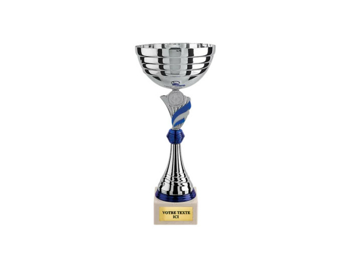 Coupe class arg/bleu h 37cm d 160mm