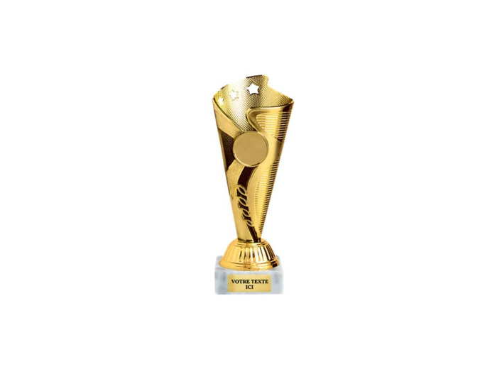 Coupe economique or hauteur 17,5 cm